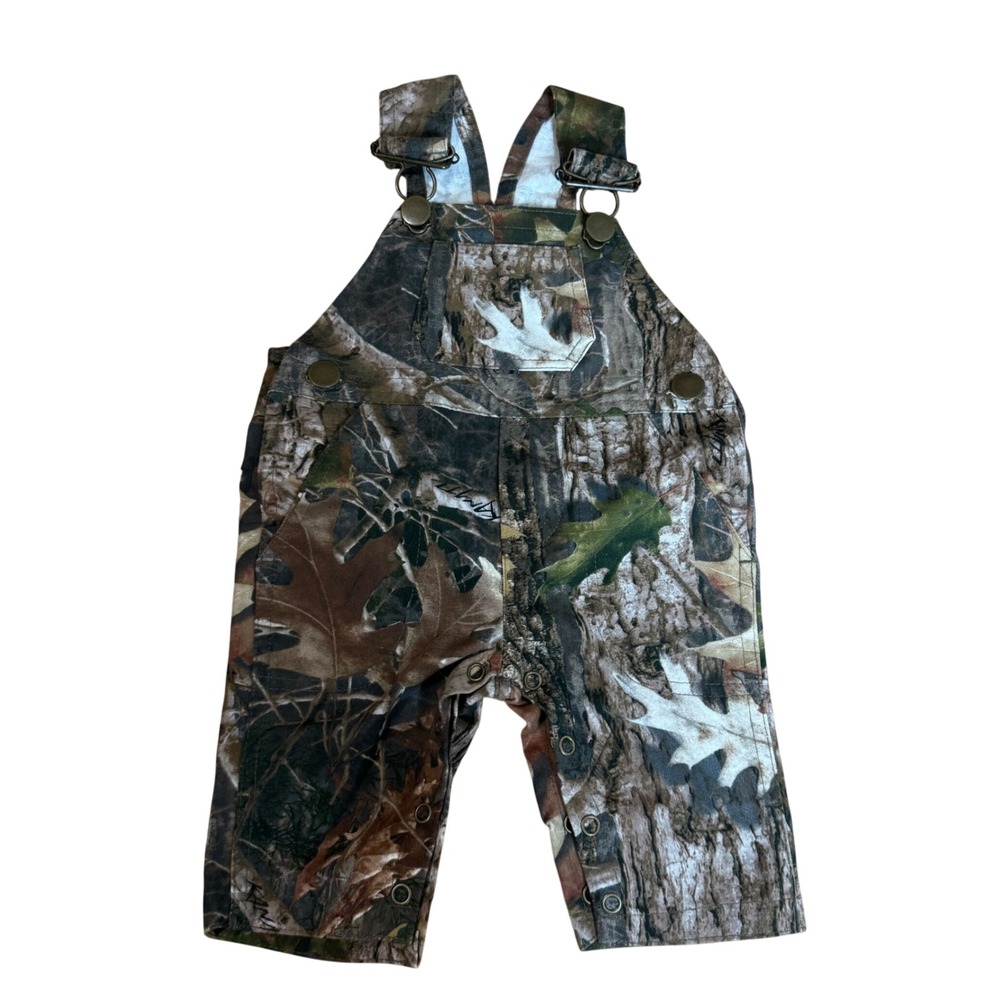 Bass Pro Shops Overalls Kids Camo Hunting Forest Bibs 3M